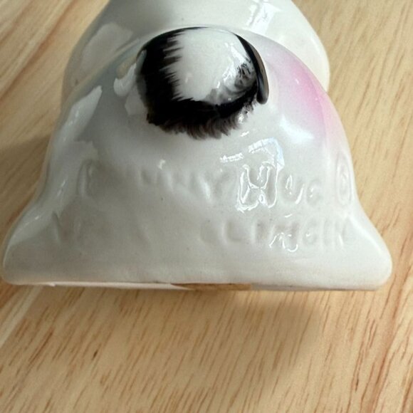 Vintage 1950's Van Tellingen Bunny Hugging Salt Pepper Shakers Set Retro Kitsch - Picture 9 of 10